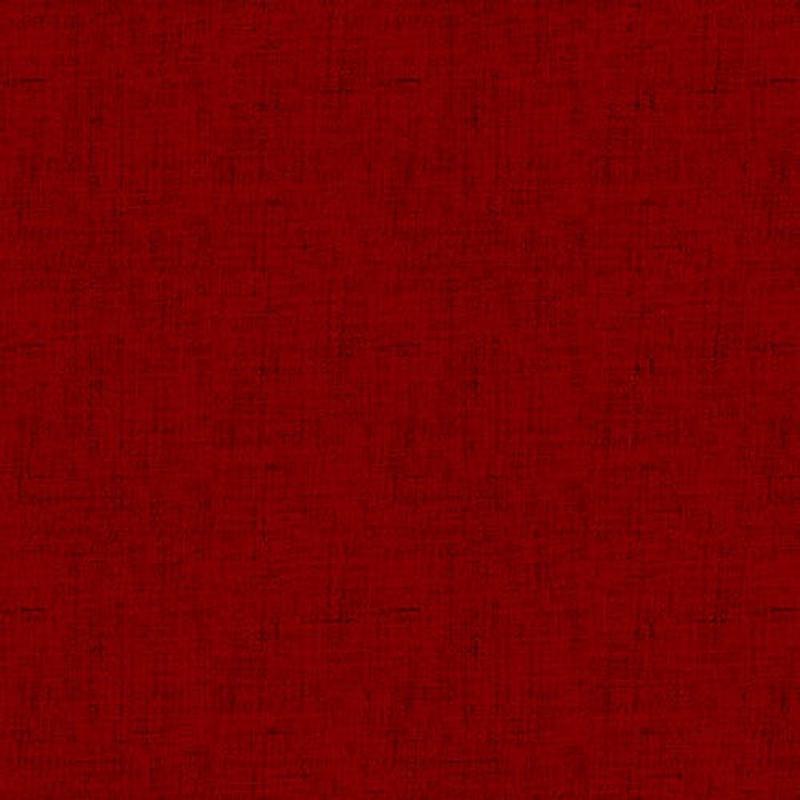 Timeless Linen Basics Texture Dark Red Stacy West Henry Glass Cotton Fabric HG-1027-880