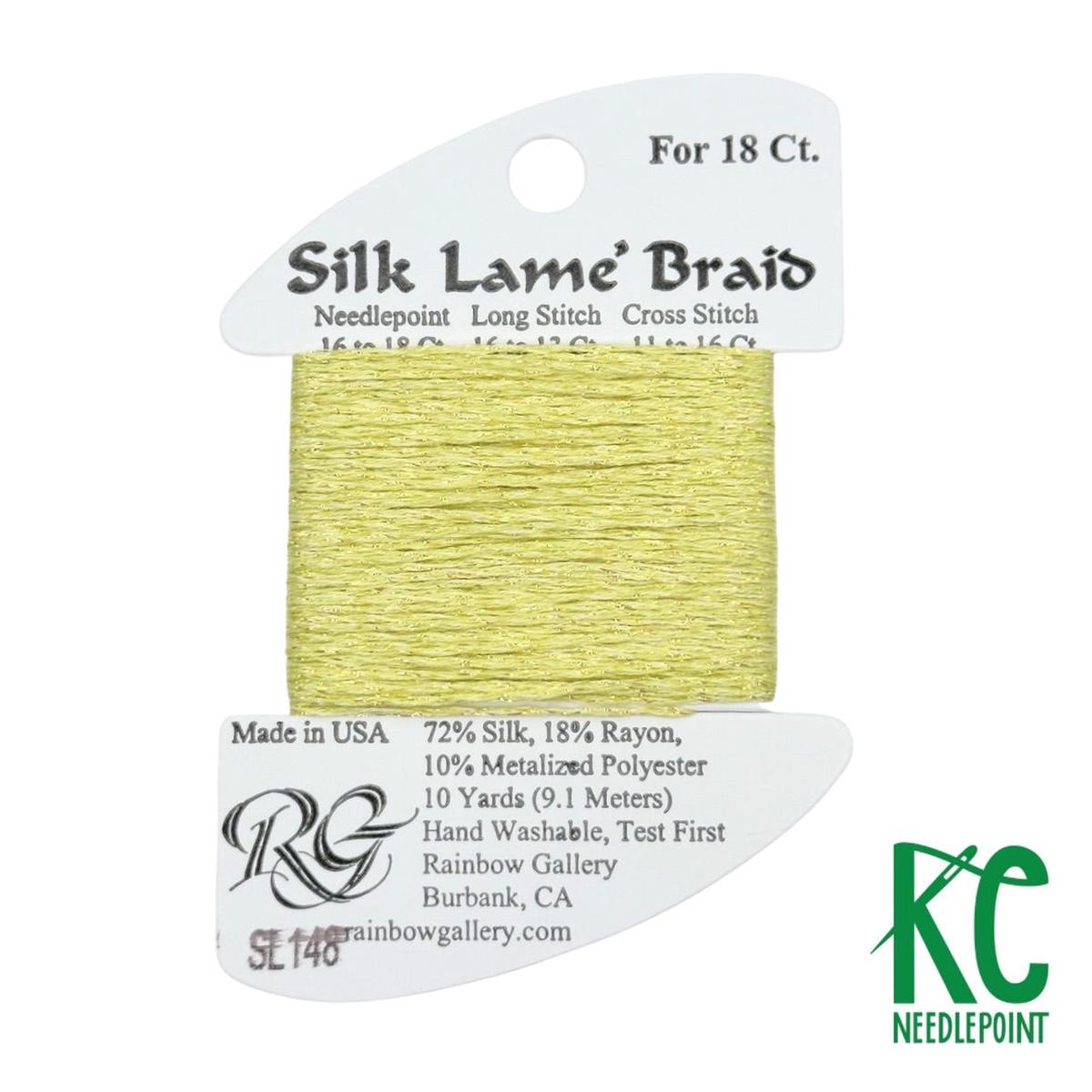Silk Lam Braid SL148 Lemon Lime