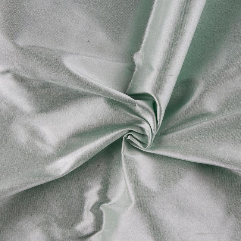 Silk Shantung - Dark Mint - Shantung Collection