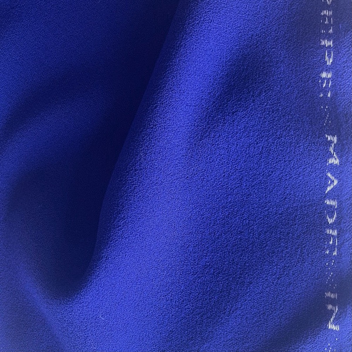 High-End Violet Lapis Selvedged Wool Crepe (Made in Italy)