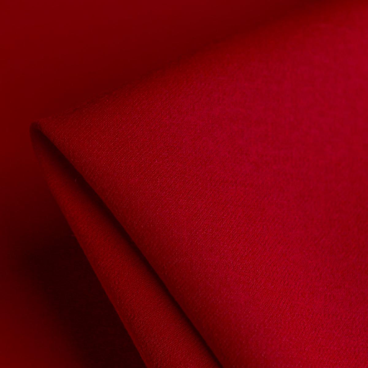 Flannel Red Wool Suiting