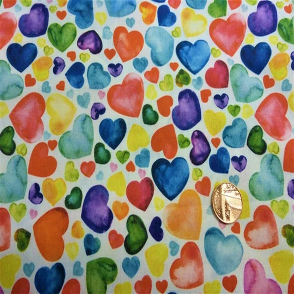 1 fat quarter cotton fabric in a range of multicoloured designs