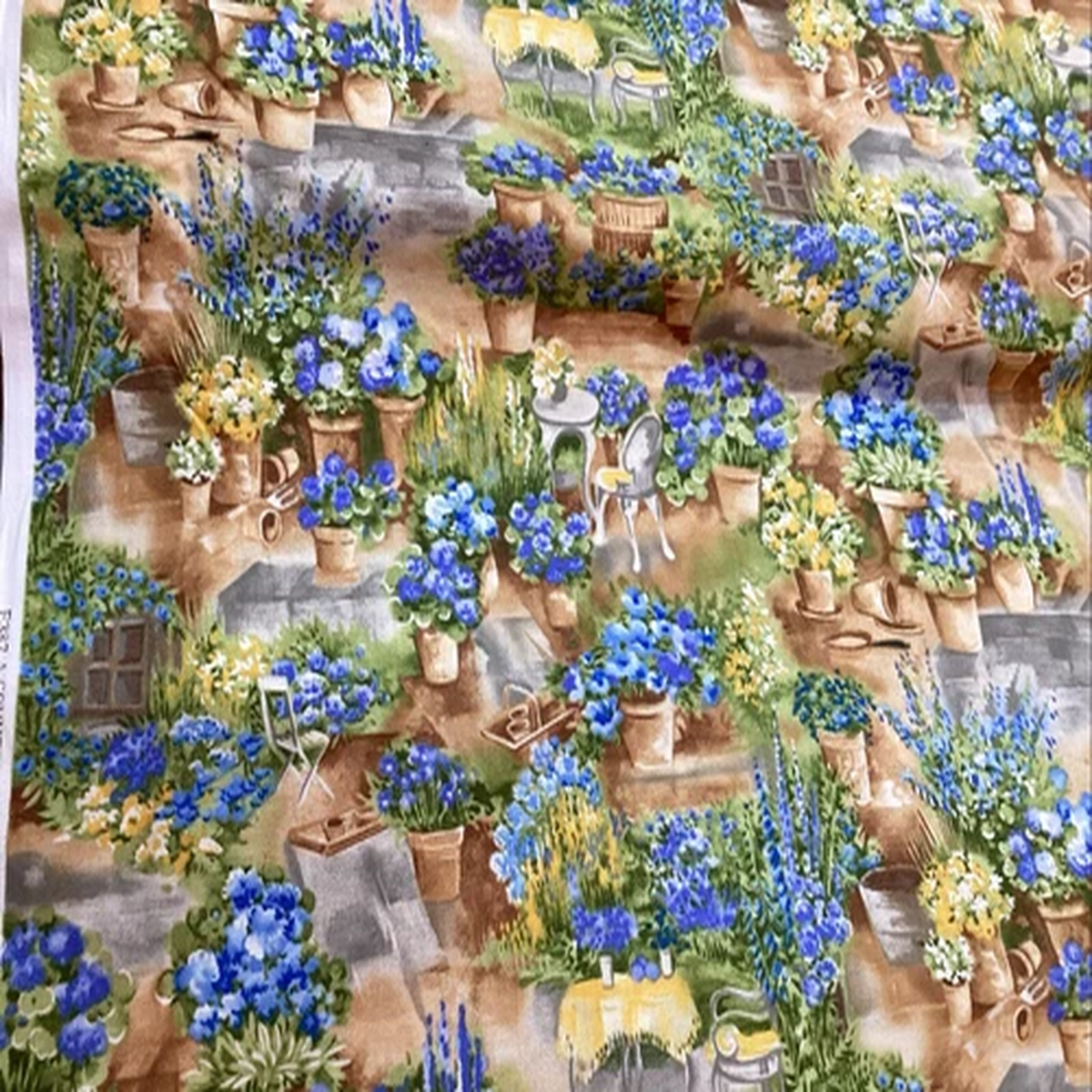 Fabric Freedom-A Country Garden-100% Cotton