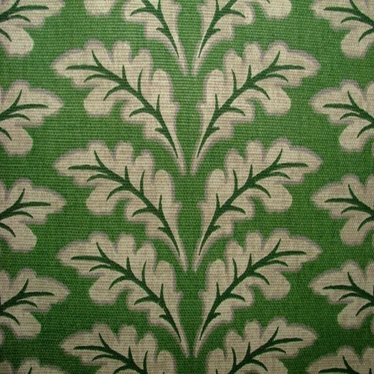 Morris Leaf Forest Green Cotton Curtain Upholstery Cushion Roman Blind Fabric