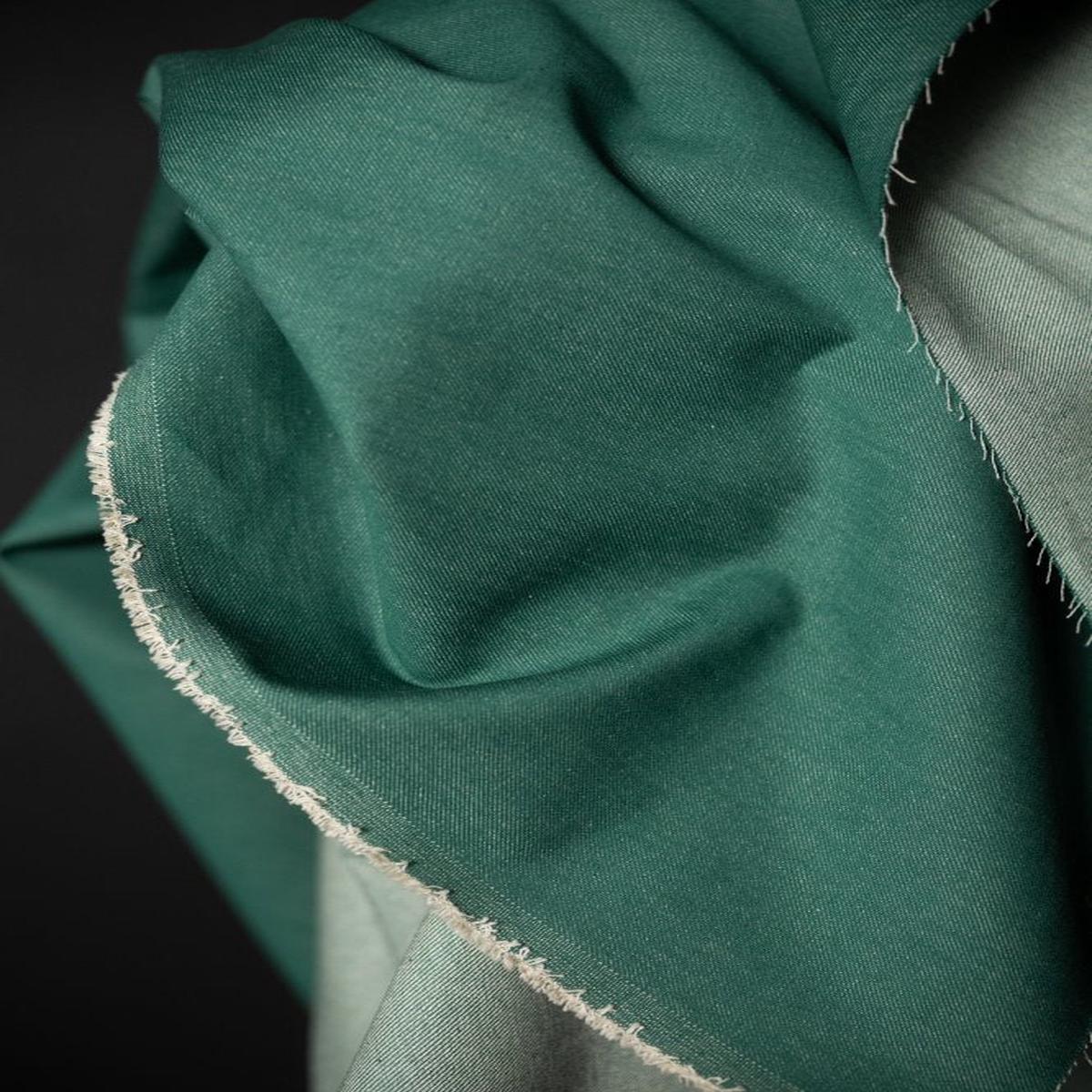 10oz Organic Cotton Denim - Jade Green - Merchant & Mills