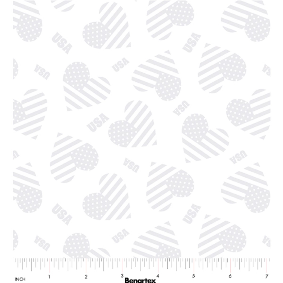 Star Spangled Whites ~ Love USA White 15367-09