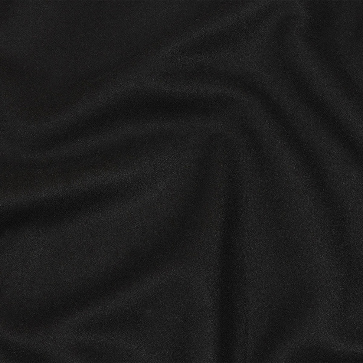 Balenciaga Italian Black Cashmere Double Cloth Twill Coating