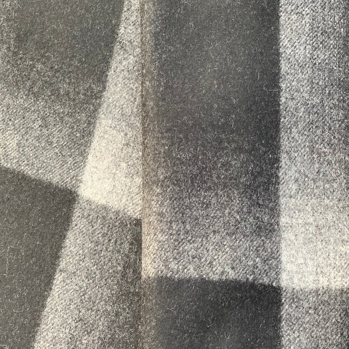 Stella McCartney Foggy Night Large-Scale Wool Plaid (Made in Italy)