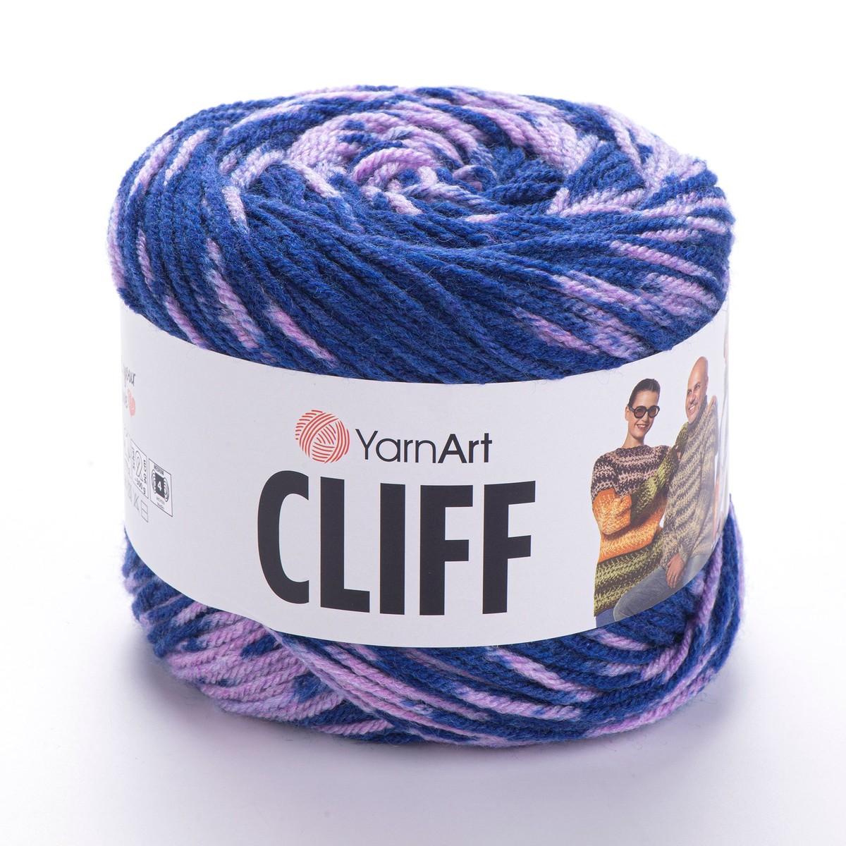 YarnArt Cliff Wool Blend 150 Gr Yarn, Variegated - 8315