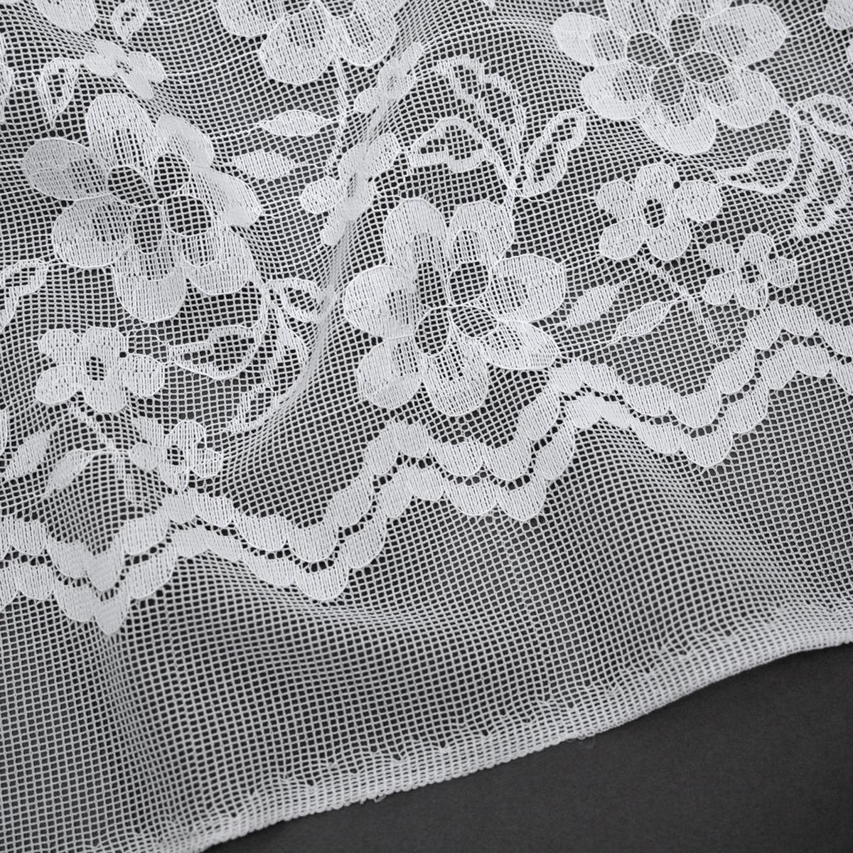 Filet Lace Netting - White