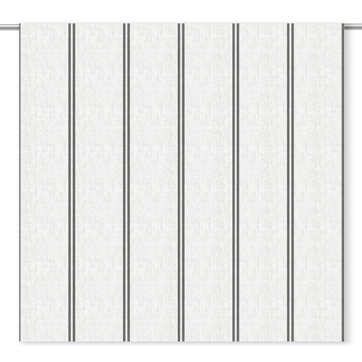 'Neron' Fabric by the Yard (Charcoal Gray/ Milky White)