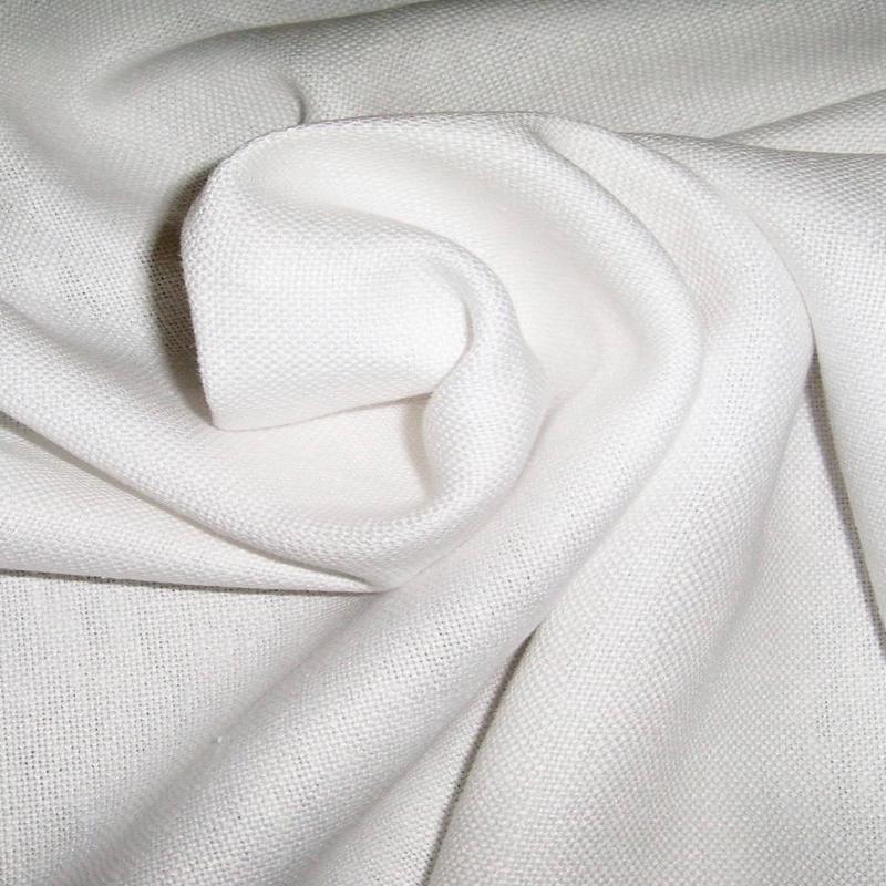 'Winter Nip' Fabric by the Metre (White/ Ivory)