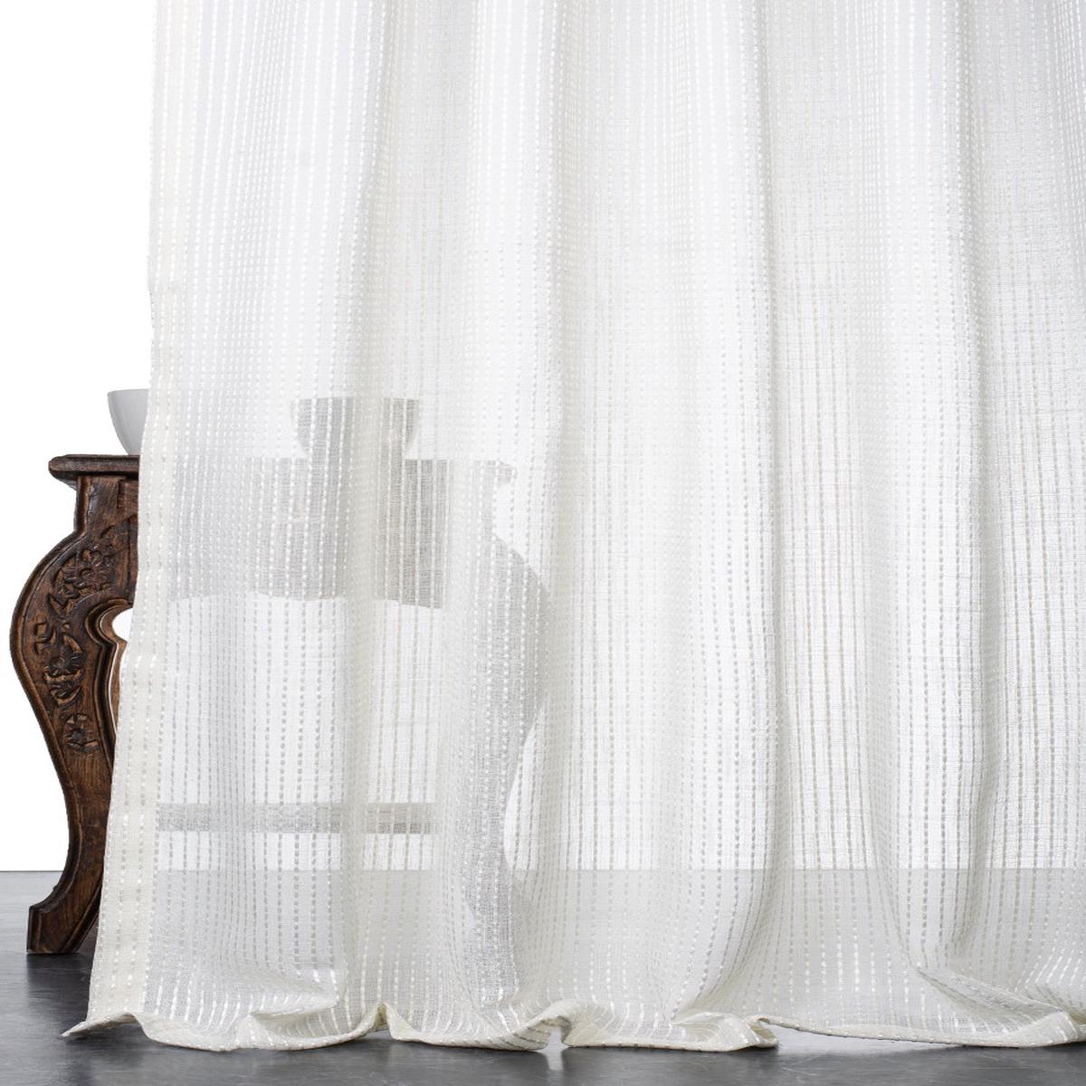 'Dalina' Fabric by the Yard (Pearl White)