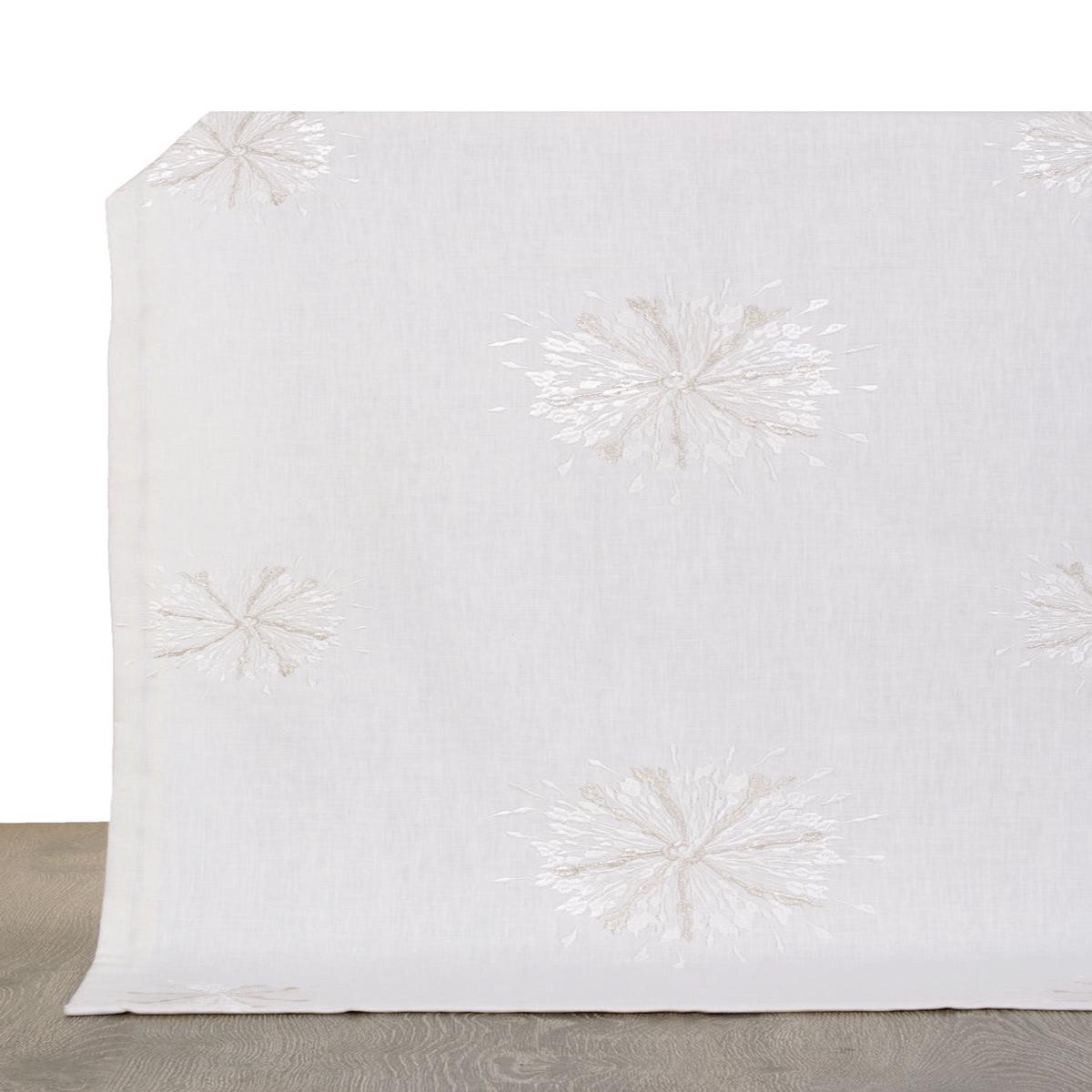 'Rain Cloud' Fabric by the Yard (White/ Pale Gray)