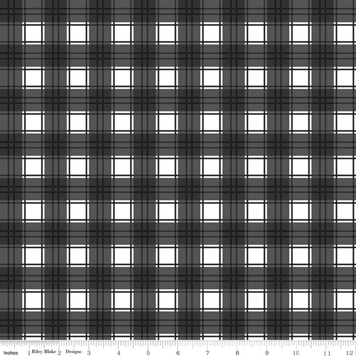 Evergreen Wishes - Plaid Black | C17815-BLACK