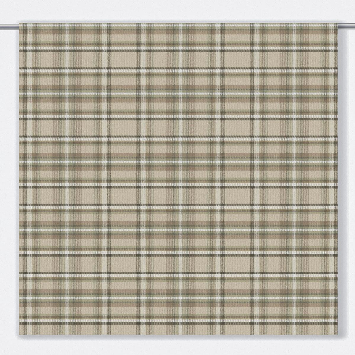 'Bampton' Fabric by the Yard (Tan/ Cinnamon Brown)