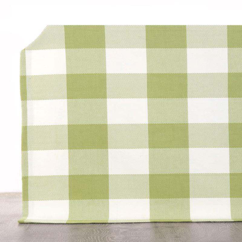 'Royal Salad' Fabric by the Metre (Olive Green/ White)