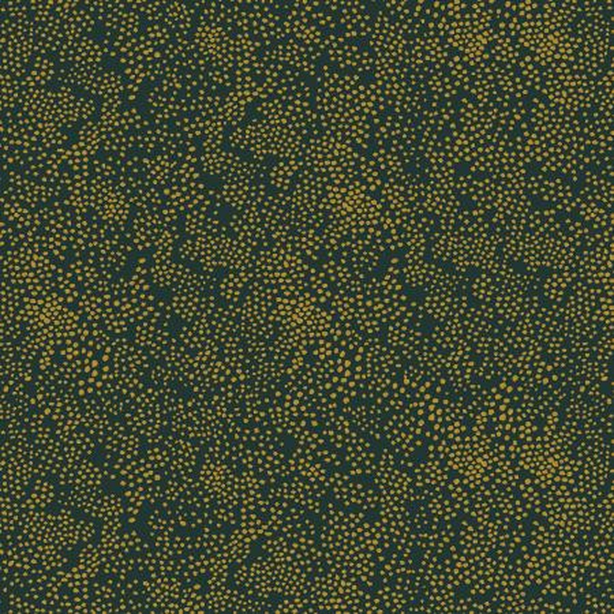 Evergreen Metallic Dot quilting cotton - Rifle Paper Co Basics Menagerie Champagne QTR YD