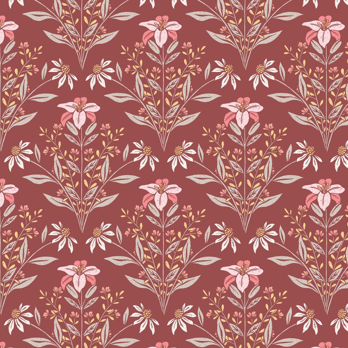 Eventide - Bouquet - Burgundy 44