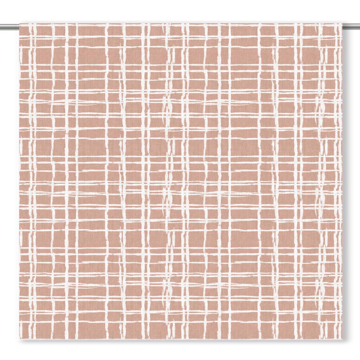 'Passion Punch' Fabric by the Yard (Blush Pink/ White)